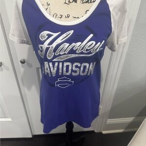 Harley-Davidson Blue and White Apparel